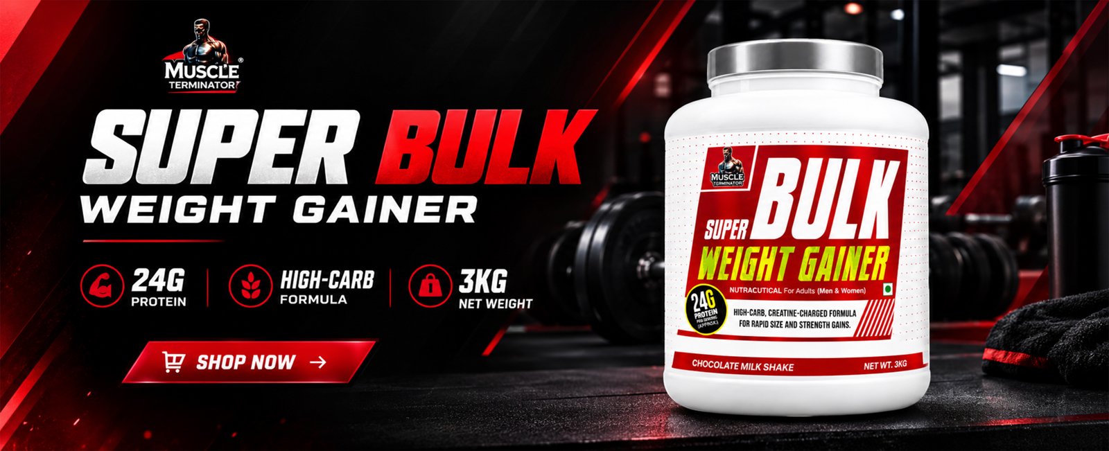Muscle Terminator Peanut Butter - 20g Protein - 4 Flavors